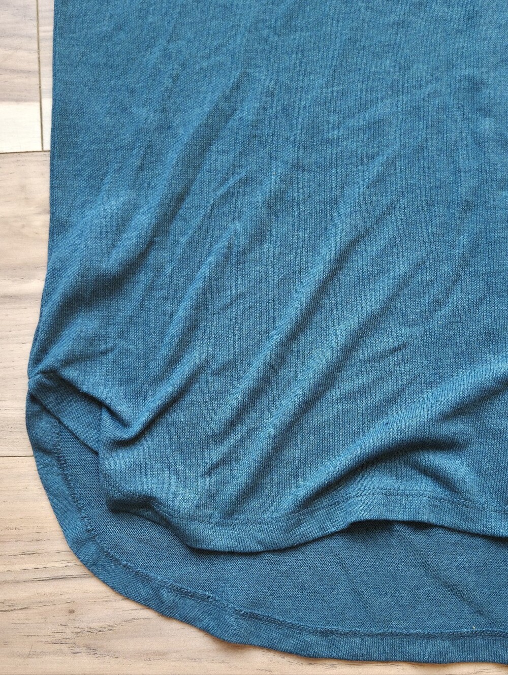 LOFT Women's Teal Blue Sleeveless Cowl Neck Top Blouse Size Medium M - Picture 3 of 5
